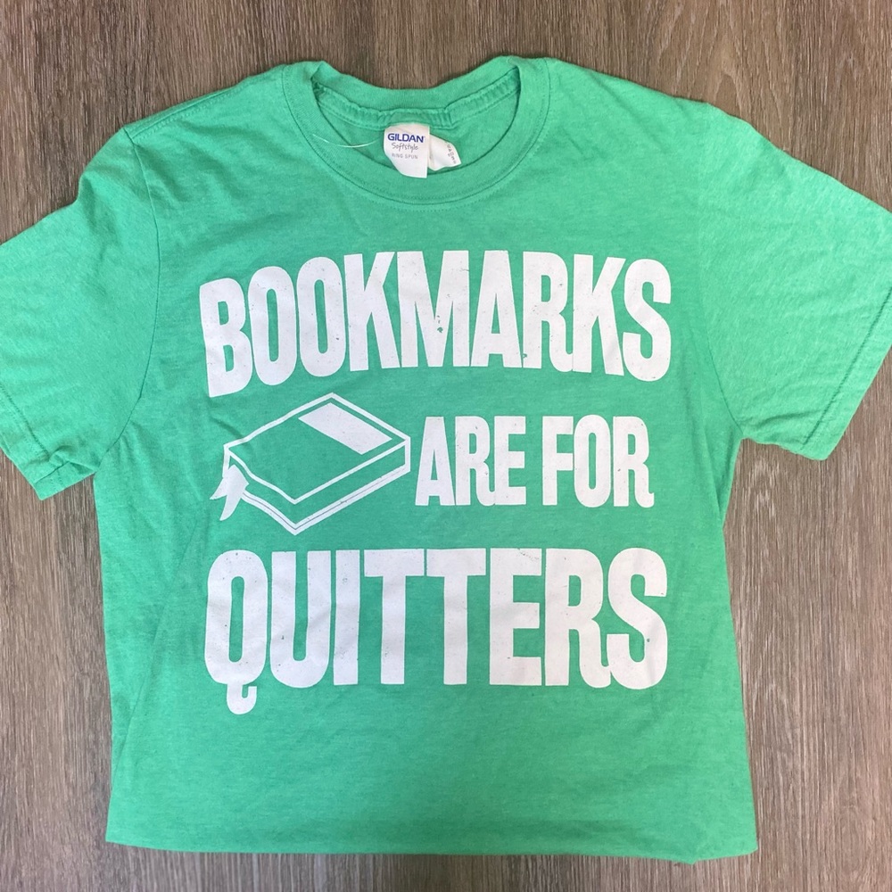 Green Bookworm Tee